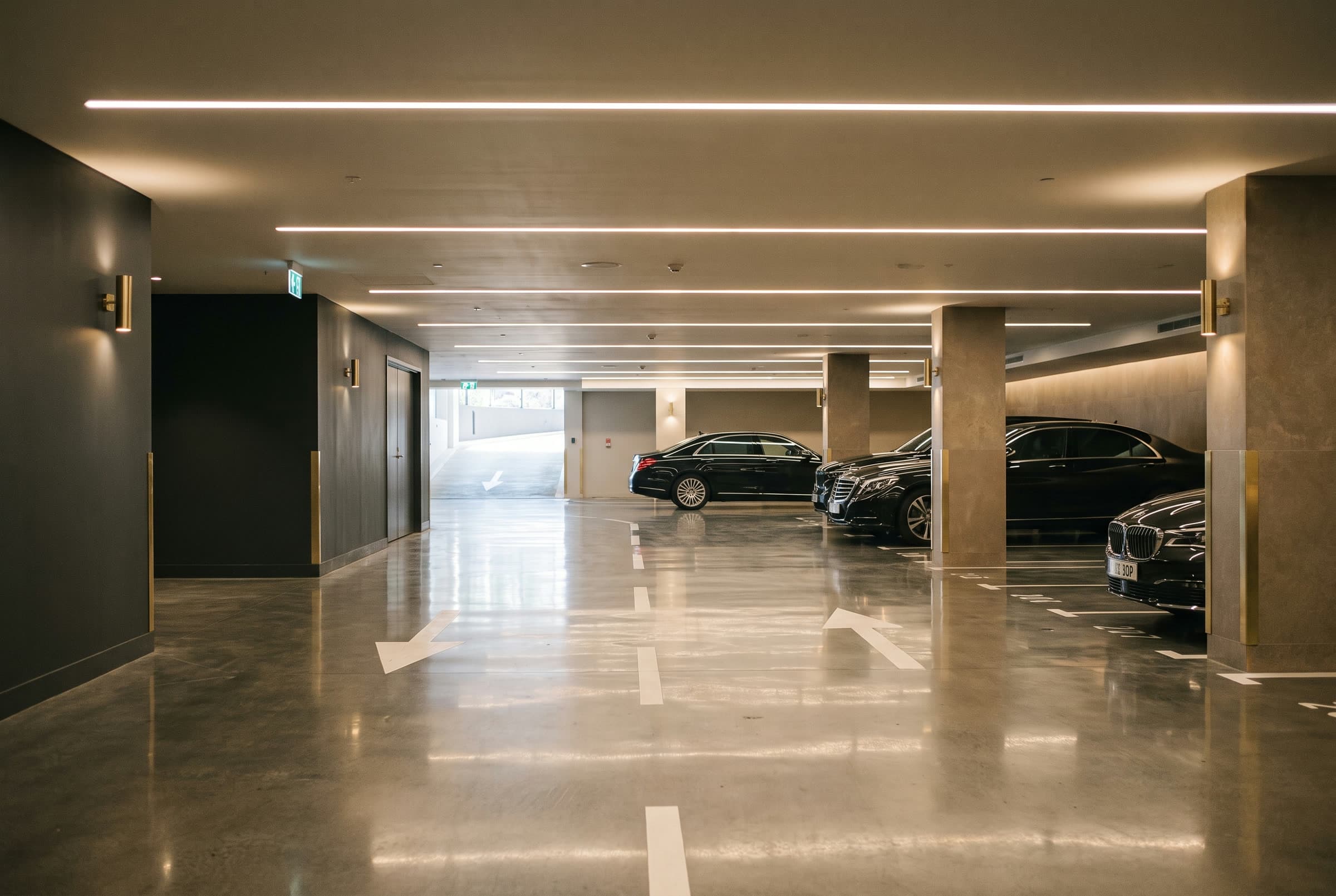 AVM Otoparkı — Beton silim · Yüzey sertleştirme